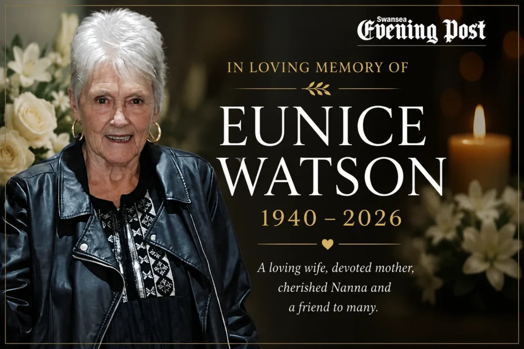 Latest Obituary in Swansea