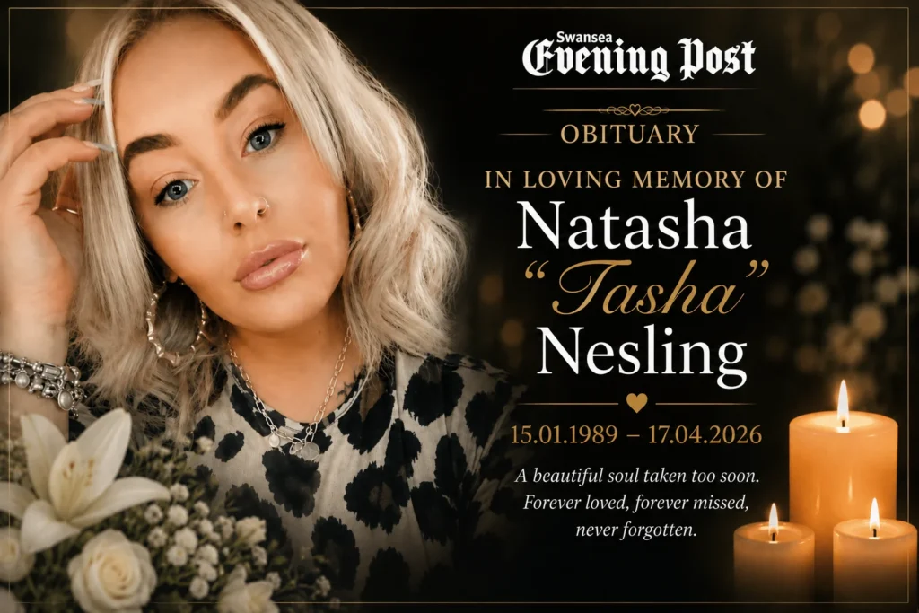 Natasha Nelsing Latest Obituary of Swansea
