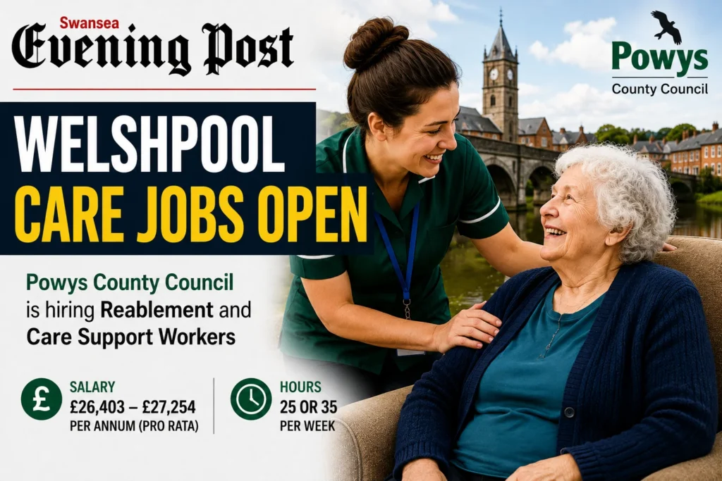 Latest Jobs in Swanse Weshpool