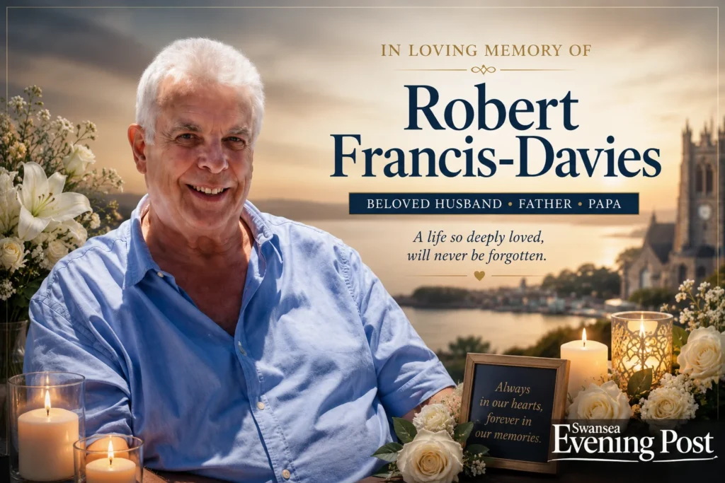 Latest obituary of Robert Francis-Davies in Swansea