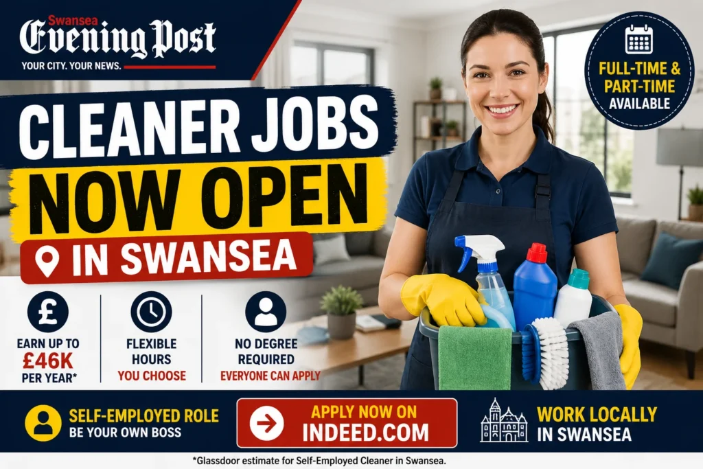 Unity Cleaner Jobs in Swansea: Flexible Full-Time & Part-Time Work Latest part time jobs in swansea