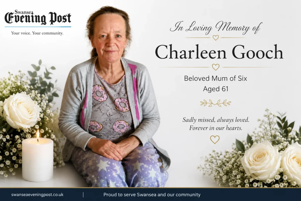 Charleen Janet Gooch Obituary: Remembered Across Swansea After Sudden Passing Aged 61 Latest obituary in swansea