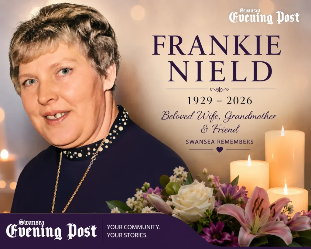 Latest Frankie Nield obituary of Swansea