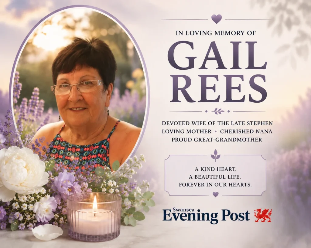 Gail Rees Obituary: Waunarlwydd Family Pays Tribute to Beloved Wife, Nana and Great-Grandmother Gail Rees obituary of Swansea