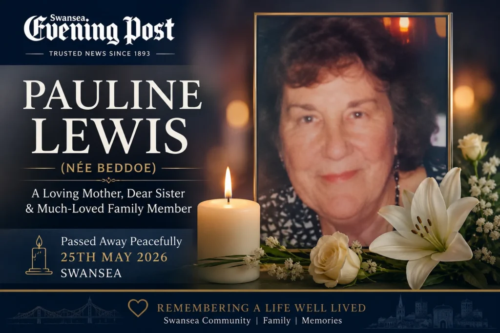 Pauline Lewis Obituary: Swansea Mourns a Loving Mother and Dear Sister After Peaceful Passing Latest Pauline Lewis obituary of Swansea
