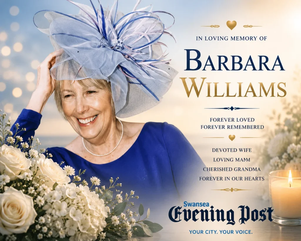 Barbara Williams obituary of Mumbles Swansea