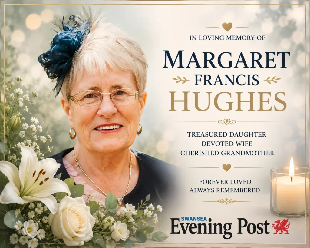 Latest Margaret Francis Hughes of Swansea