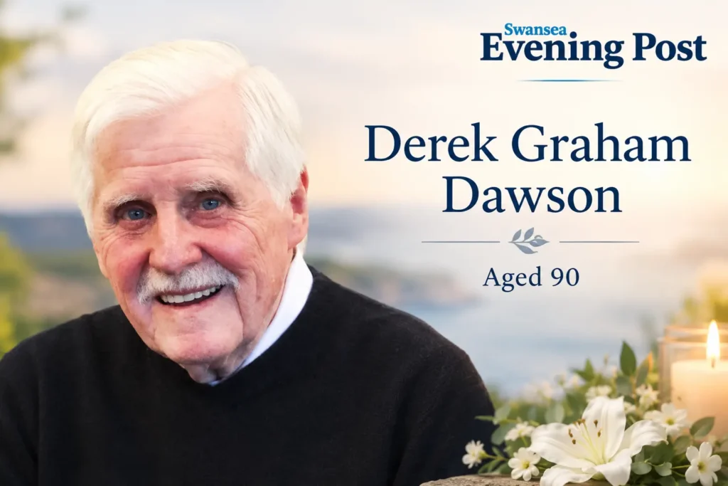 Derek Graham Dawson obituary, Killay Swansea, aged 90
